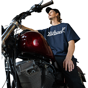 Script T-Shirt - Navy - Small 8101-052-002