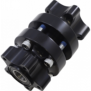 Hub - Cartridge - Front/Dual Disc - Black - '00-'07 FLT 71-604