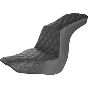 Step-Up Seat - Full Lattice Stitch - Black 818-29-195