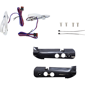 Run/Turn Signal - Amber/White - Chrome - Road Glide PYO:LB-RG-DRL-C