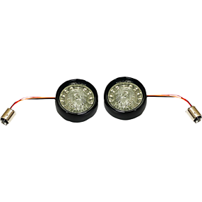 Custom Dynamics Turn Signal Insert - Red/Smoke PBBB-RR-1157BS