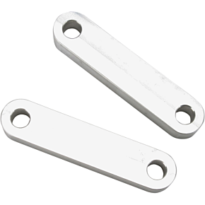 Klock Werks Hugger Front Fender Mounting Blocks - For 21" Wheels - Chrome KW05-02-0104-C