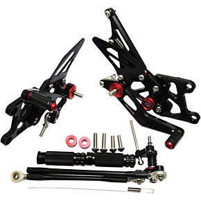 Mgp MGP Rearset - Black - Honda 40901-2500