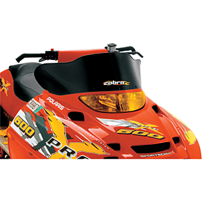 PowerMadd Windshield - 8.5" - Black - Polaris 11511
