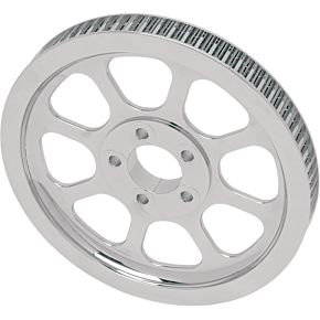 Chrome Rear Belt Pulley - 70-Tooth 1201-0003