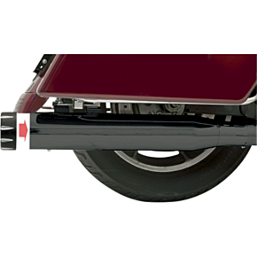 4" Quick Change Series Slip-On Mufflers - Black - FL '95-'16 1F740B