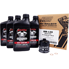 Oil Change Kit - Indian Scout - 15W-60 KH-120
