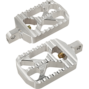 Bear Claw Footpegs - Silver - Harley-Davidson 08-646-1