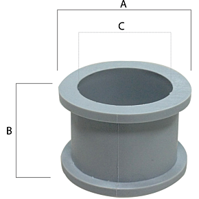Epi Shock Bushing - 1" OD x 0.805" H x 0.875" ID - Each EPISB600