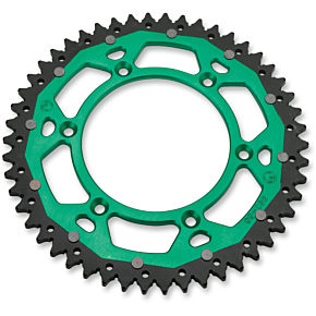 Moose Racing Dual Sprocket MSE - Green - 48-Tooth