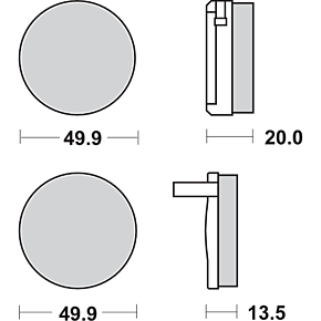 Sbs HF Brake Pads - CB750K 502HF