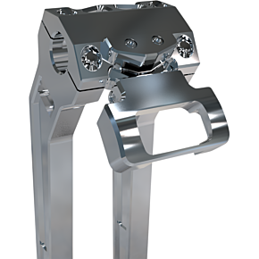 Gauge Mount - Single - Raw - Softail LA-7397-00R