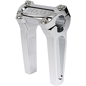 Risers - Straight - 6" - Chrome TSC-6000-3