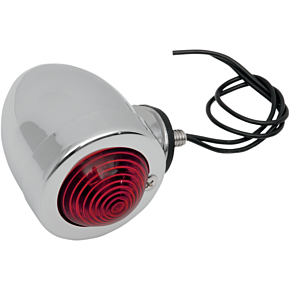 Bullet Light with Mount - Dual Filament - Red Lens DS-280070