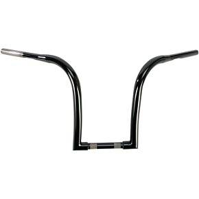 Handlebar - Ape Hanger - 1-1/4" Diameter - 12" Rise - Black LA-7341-12B