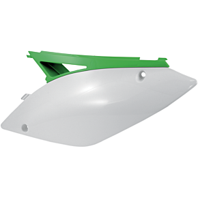Acerbis Side Panels - KX450F - White/Green