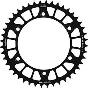 JT Sprockets Rear Sprocket - 520 - Black - 44 Tooth JTA822.44BLK