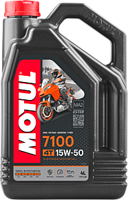 MOTUL 7100 4T Synthetic Oil - 15W-50 - 4L 104299