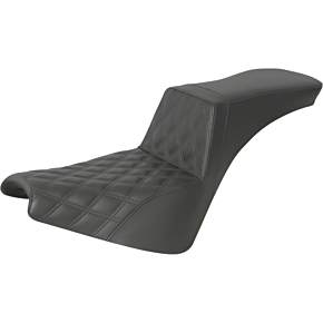 Step-Up Seat - Front Lattice Stitch - Black 818-30-192