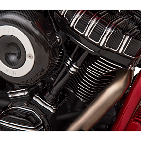 Pushrod Tube Cover Kit - 10 Gauge® - Black - M8 03-643