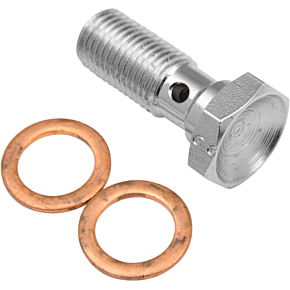 Long Banjo Bolt - 3/8-24 - Single - Chrome P775-03LCH