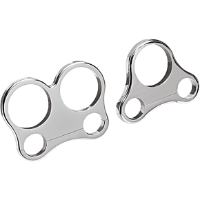 1.25" T-Bar Single Gauge Mount - Chrome - For 2.375/2.4" Mini Gauge DS-373866