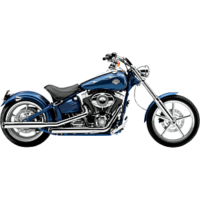 Cobra Chrome Slashcut Mufflers 6003