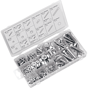 Metric Nut/Bolt Assortment 240-Piece W5334