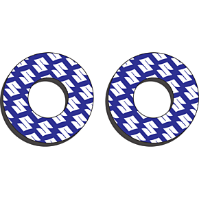 Grip Donuts - Suzuki Blue/White 22-67400