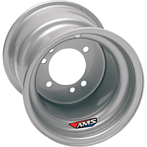 Steel Wheel - Rear - Chrome - 8x8.5 - 3/100 - 4/100 - 3.5+5 AMS100