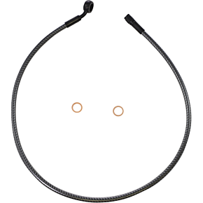 Brake Line - Front - 12 mm - 35° - 32" - KARBONFIBR AS778132