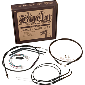 BURLY BRAND Control Kit - 14" Ape Hanger Handlebars B30-1009