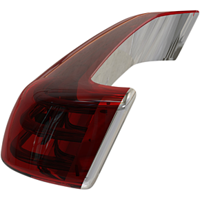 Custom Dynamics Saddlebag LED Lights - Sequential - Chrome/Red PB-SBSEQ-BCM4CR