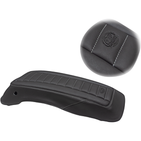 Mustang Saddlebag Lid Covers - Black/Gunmetal Gray - '14-'21 FL 77640GM