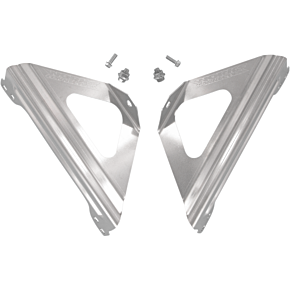 Works Connection Radiator Brace - Silver - Suzuki 18-001