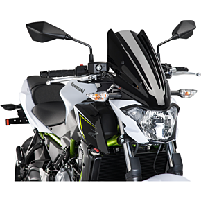 PUIG New Generation Windscreen - Black - Z650