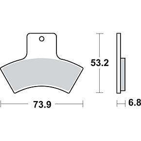 Off-Road Sintered Brake Pads - Polaris 755SI