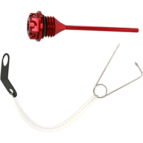 Oil Cap/Dipstick - Red - M20 x 2.5 00-01306-24