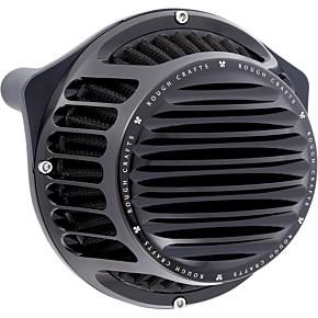 Rough Crafts Round Air Cleaner - Black - XL RC-600-011