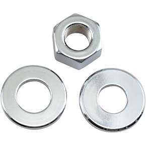 Rear Axle Nut/Washer - Kit - Big Twins '73-'96/XL '79-'96 8715-4