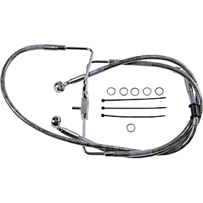 Brake Line - +10" - Stainless Steel - XL 1741-5850
