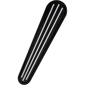 Dash Insert - Ball-Milled - Black 908365B