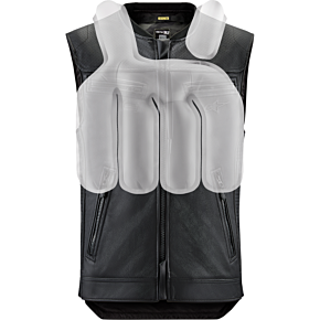 Tech-Air® 3 v2 Leather Vest - Black - Large 6505225-10-L
