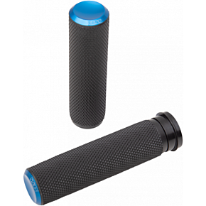Grips - Knurled - TBW - Blue 07-345