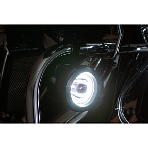 Spotlight w/ Engine Guard Mount - Black 45019