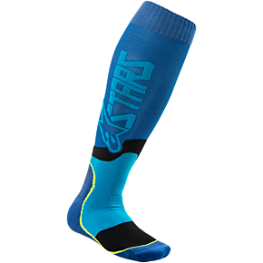 MX Plus 2 Socks - Black/Cyan - Large/2XL 4701920-707-L2X