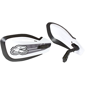 Handguards - Moto - White HG-100-WT