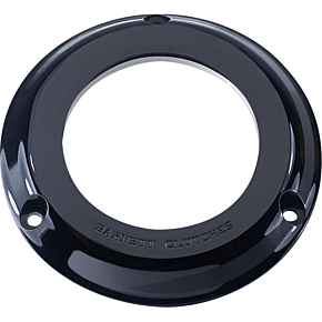 Derby Cover - Clear Black - Big Twin 3433044090
