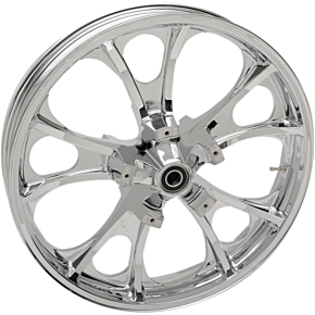 Coastal Moto Front Wheel - Largo 3D - Dual Disc/ABS - Chrome - 21"x3.50" 3D-LGO213CHABST