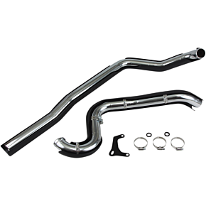 Cobra True Dual Headpipes - Black - '95-'06 FL 6250RB